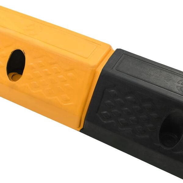 333014 - VIDAXL Blloqe parkimi 2 copë gome 49x15x9 cm
