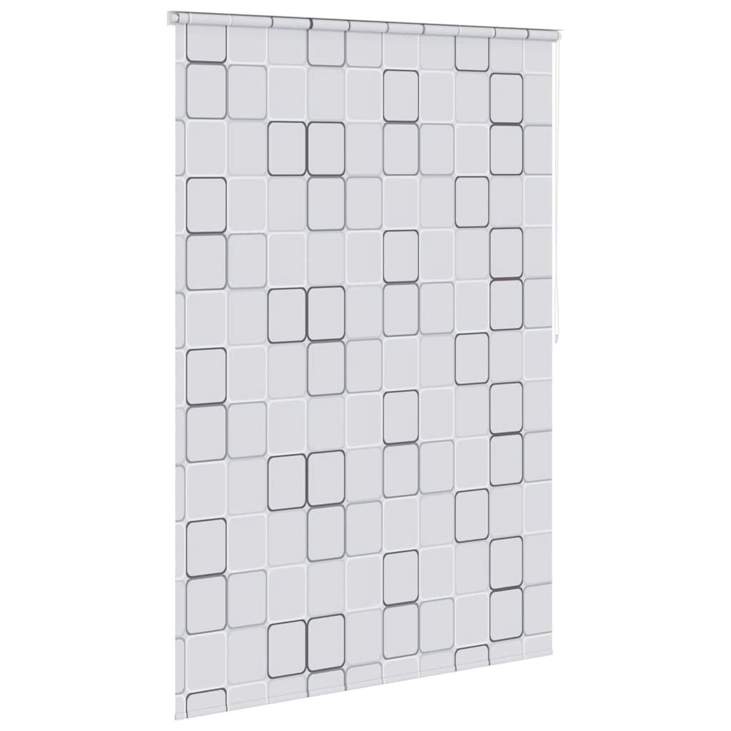 270004 - vidaXL Roletë për Banjo me Motive Katrorësh, 140x240 cm