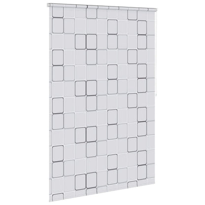 270004 - vidaXL Roletë për Banjo me Motive Katrorësh, 140x240 cm