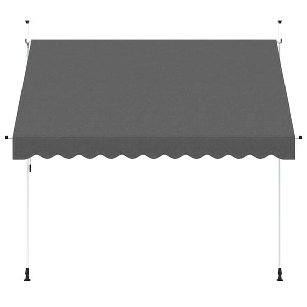 333109 - VidaXL Tendë e tërheqshme manuale, 300 cm, Antracit