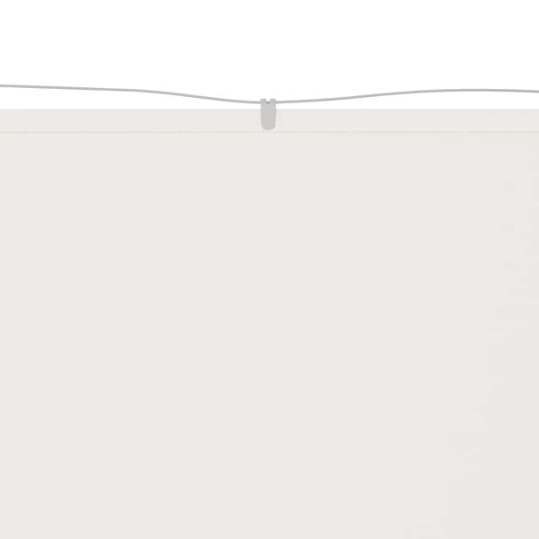 333020 - VIDA XL Tendë Vertikale e Bardhë 140x600 cm Pëlhurë Oxford