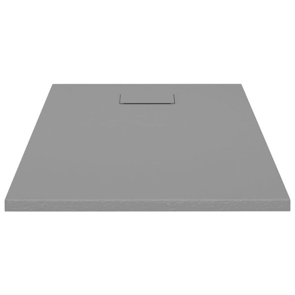 334025 - VIDAXL Tabaka Baze Dushi SMC Gri 100x70 cm