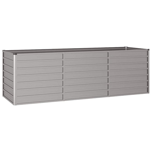 265034 - VIDA XL Shtrat i ngritur për kopsht, ngjyrë ndryshkur, 240x80x77 cm, celik Corten