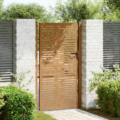 265040 - VIDA XL Portë Kopshti 100x175 cm Çelik Corten