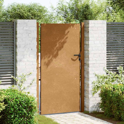 333032 - VIDAXL Portë Kopshti 100x175 cm Çelik Corten