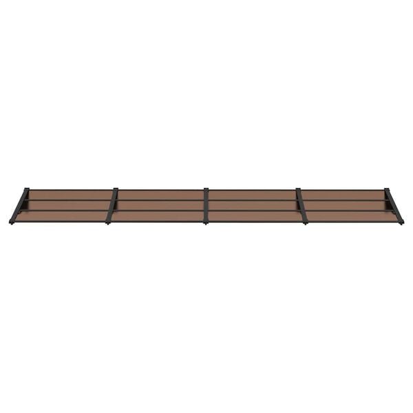 334037 - VIDAXL Tendë Dere e Zezë 396x90 cm Polikarbonat