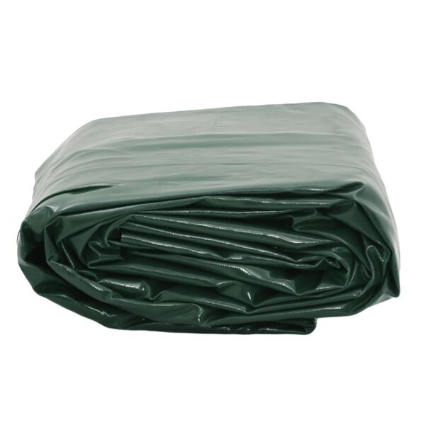 212103 - vidaXL Mbulese (tarpaulin), 5×6 m, jeshile, PVC heavy-duty