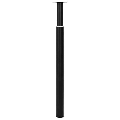 291062 - 2 Këmbë Tavoline Teleskopike të Zeza 710 mm-1100 mm