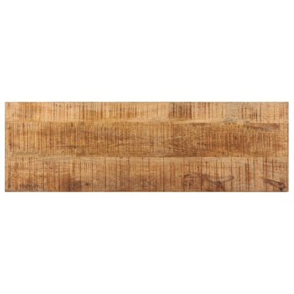 334067 - VIDA XL Stol 110 cm Dru i fortë mango dhe çelik i ashpër