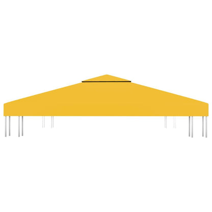 265082 - VIDAXL Mbulesë Sipërfaqeje për Gazebo me 2 Kate 310 g/m² 3x3 m e Verdhë