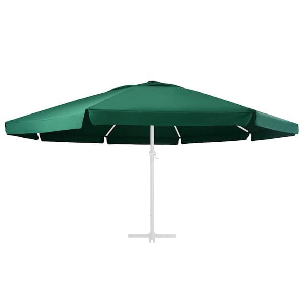 334073 - VIDAXL Pëlhurë Zëvendësuese për Çadër Dielli të Jashtme, Ngjyrë Jeshile 610 cm