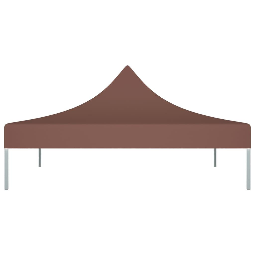280087 - VIDAXL Çati Tende për Festa, 3x3 m, Kafe, 270 g/m²