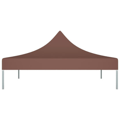 280087 - VIDAXL Çati Tende për Festa, 3x3 m, Kafe, 270 g/m²