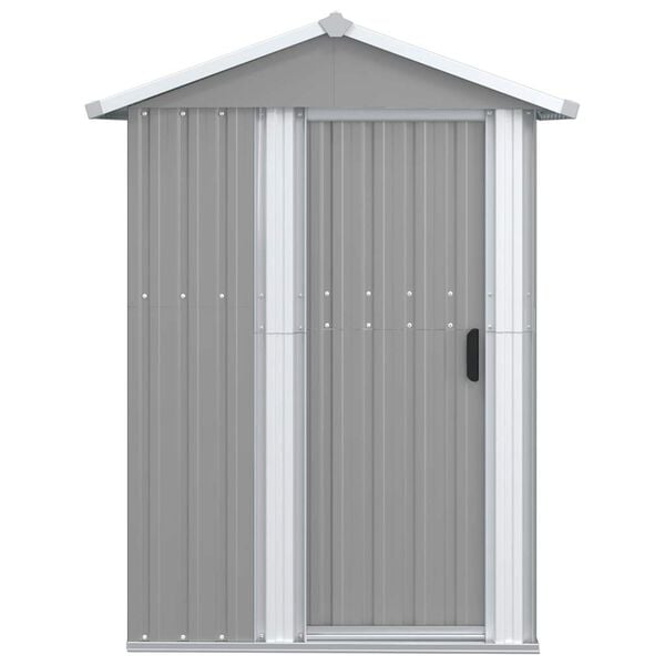 333093 - VIDAXL Kasolle Kopshti Gri 126x97,5x177 cm Çelik i Galvanizuar