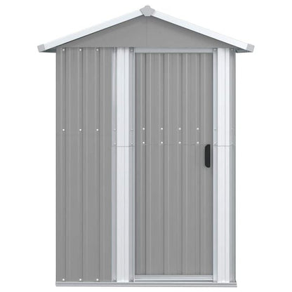 333093 - VIDAXL Kasolle Kopshti Gri 126x97,5x177 cm Çelik i Galvanizuar