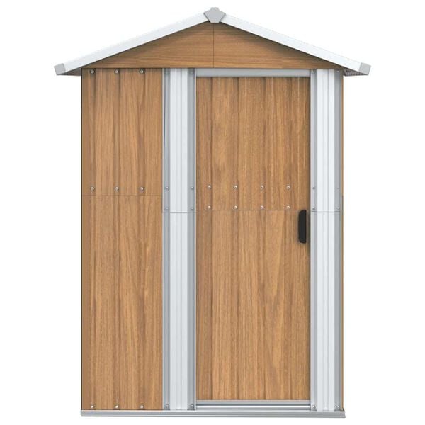 291092 - VIDAXL Kasolle Kopshti Kafe 126x97,5x177 cm Çelik i Galvanizuar
