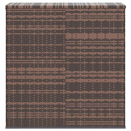 291100 - VIDAXL Kuti Jastëkësh Kopshti, PE Ratan 100x49x103,5 cm, Kafe