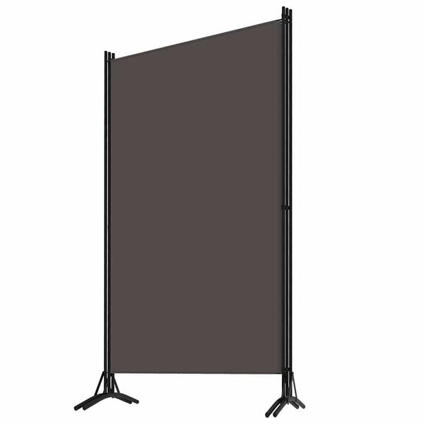 291133 - VIDAXL Ndarëse Dhome me 3 Panele, Ngjyrë Antraciti 260x180 cm, Pëlhurë