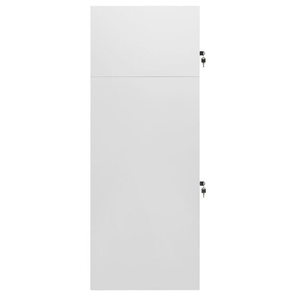 333140 - VIDAXL Kabinet Shale Gri 53x53x140 cm Çelik