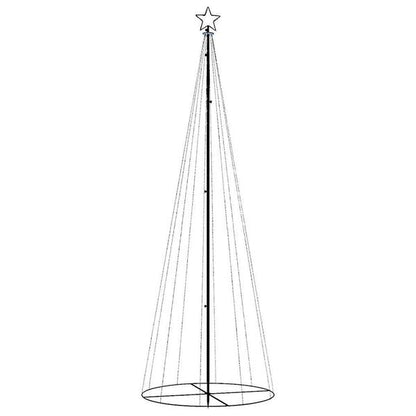 244502 - VIDAXL Pemë Koni e Krishtlindjeve e Bardhë e Ngrohtë 310 LED 100x300 cm