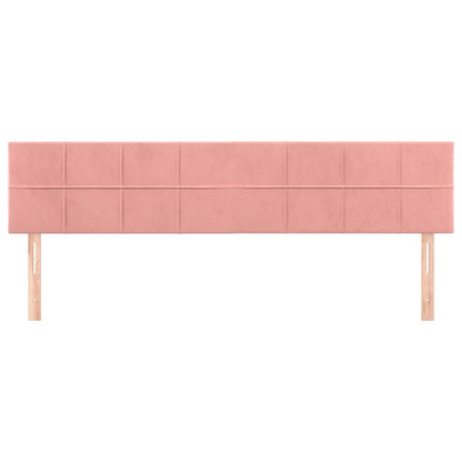 280168 - VIDA XL Koka e shtratit Rozë 160x5x78/88 cm, Kadife