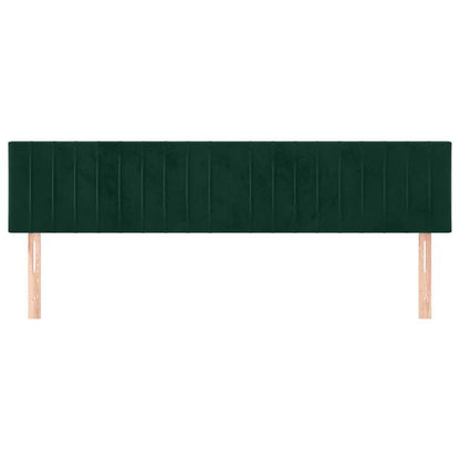 244509 - VIDAXL Koka e shtratit Jeshile e Errët 160x5x78/88 cm Kadife