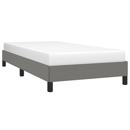 280175 - VIDAXL Kornizë shtrati pa dyshek, ngjyrë gri e errët 80x200 cm, material