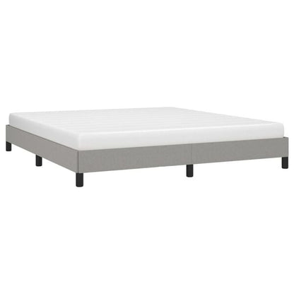 212263 - VIDAXL Kornizë Kreveti pa Dyshek, Gri e Çelët 160x200 cm, Material