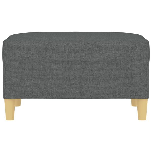334130 - VIDAXL Stol për këmbë, Gri e errët 70x55x41 cm, Material