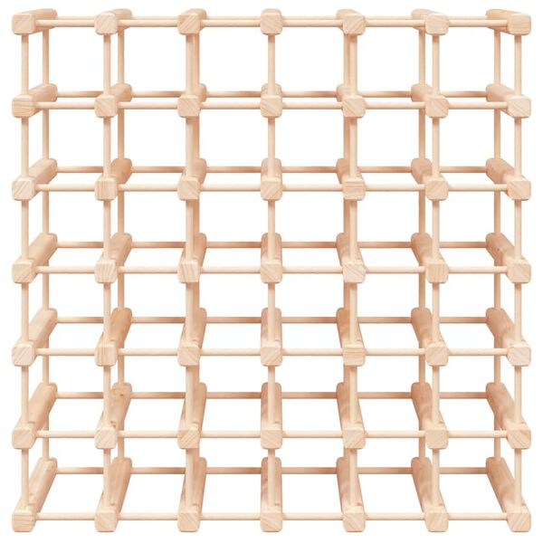 333312 - VIDAXL Raft verërash për 42 Shishe 68,5x23x68,5 cm Dru Pishe i Fortë
