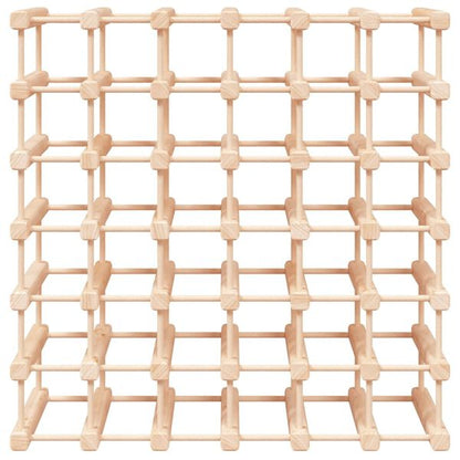 333312 - VIDAXL Raft verërash për 42 Shishe 68,5x23x68,5 cm Dru Pishe i Fortë