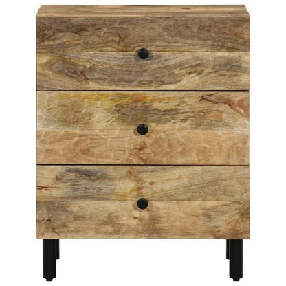 333179 - VIDAXL Komodinë 50x33x60 cm Dru i fortë Mango