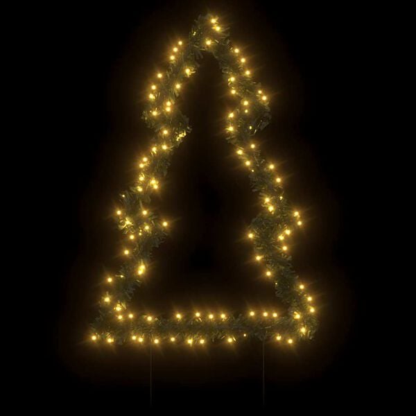 291200 - VIDA XL Dekorim Dritash Krishtlindjesh me Pemë me Thumba Tokësore 115 LED 90 cm