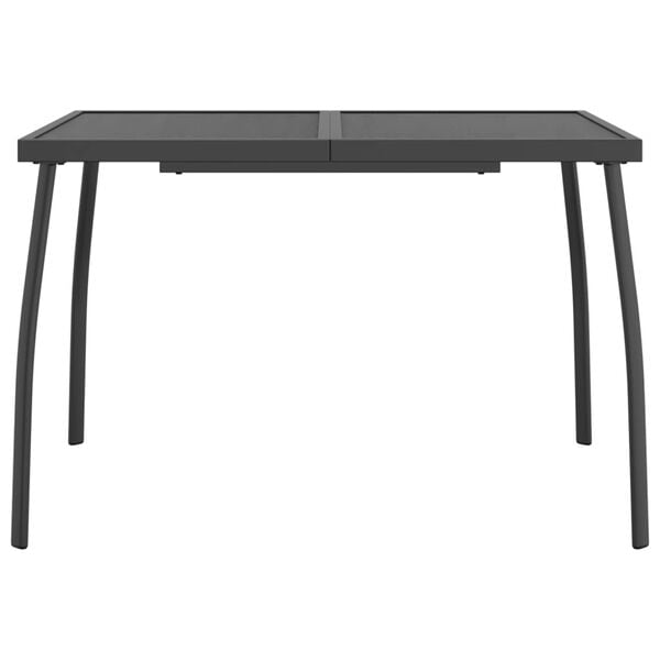 334160 - VidaXL Tavolinë Kopshti Antracit 110x80x72 cm Rrjetë Çeliku