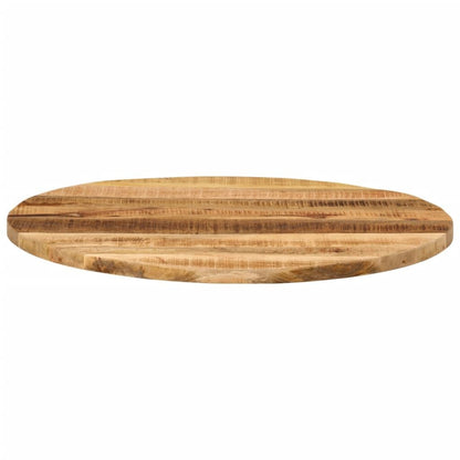 280255 - VIDAXL Sipërfaqe Tavoline Ø 90x2,5 cm e Rrumbullakët prej Druri të Masturbuar Mango e Ashpër