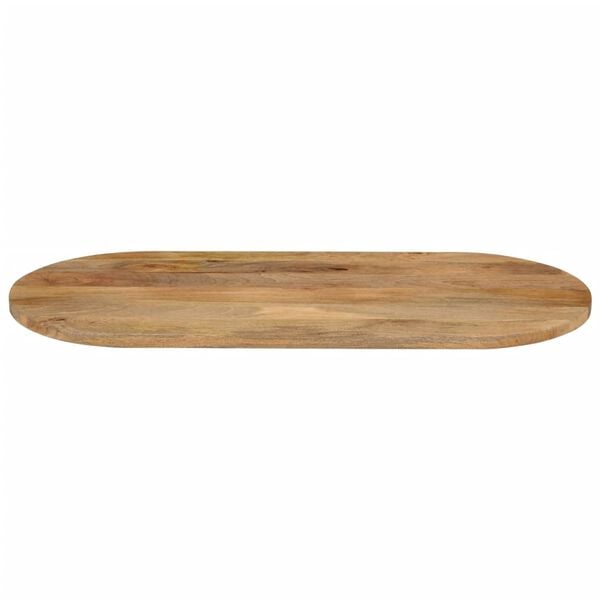 291247 - VIDA XL Sipërfaqe Tavoline 120x60x2,5 cm Ovale prej Druri Masiv Mango