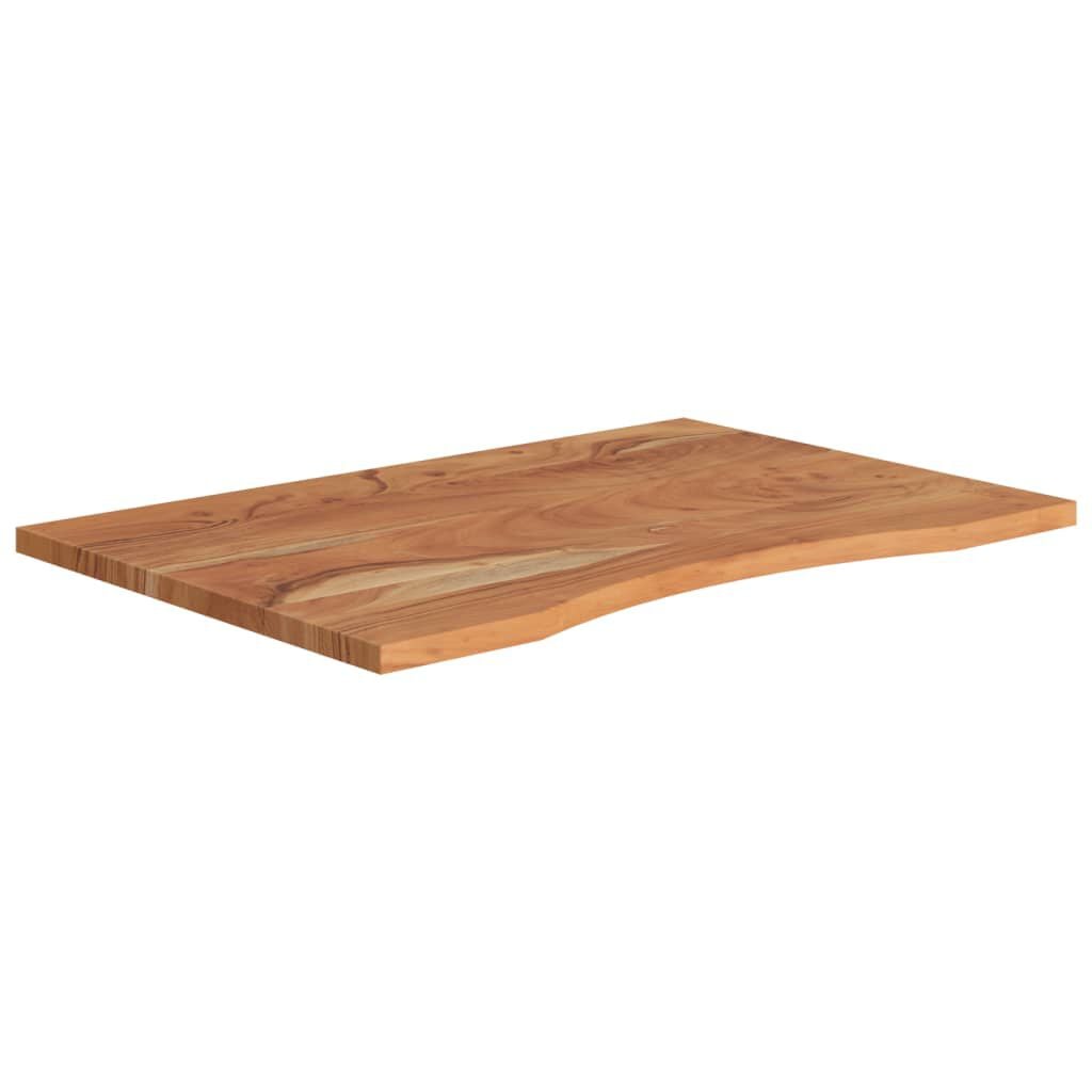 265232 - VIDAXL Sipërfaqe Tavoline Drejtkëndëshe prej Druri të Masturbuar prej Akacieje 80x60x2,5 cm