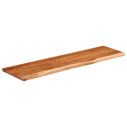 265234 - VIDAXL Raft Muri Drejtkëndor 40x20x2,5 cm me Dru Akazie me Skaje të Gjerë