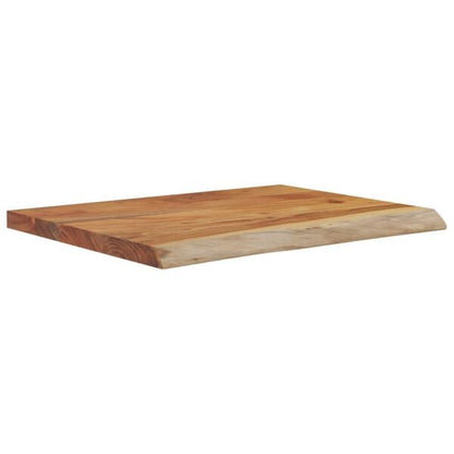 333408 - VIDAXL Raft Muri Drejtkëndor 40x30x3,8 cm Dru Masiv Akacie me Skaje të Gjerë