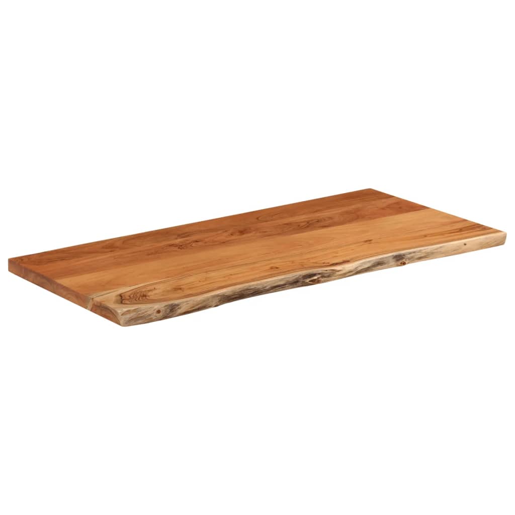 244568 - vidaXL Sipërfaqe Tavoline prej Druri Akacie me Skaj Natyral 80x40x3.8 cm
