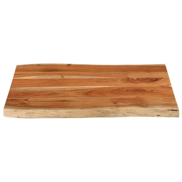 291251 - VIDA XL Sipërfaqe Tavoline Drejtkëndëshe prej Druri Masiv me Skaje Akacie 90x60x2,5 cm