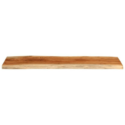 291252 - VIDA XL Sipërfaqe Tavoline Drejtkëndëshe prej Druri Masiv me Skaje Akacie 120x40x3,8 cm
