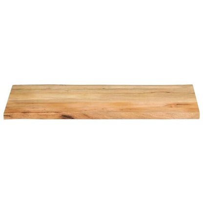 291254 - VIDA XL Sipërfaqe Tavoline 120x60x3,8 cm Dru Masiv me Skaje Live, Mango