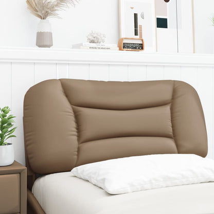 265269 - VIDA XL Jastëk për Kokën e Kreut "Hvar" Cappuccino 90 cm Lëkurë Artificiale