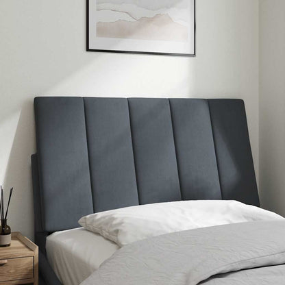 280278 - VIDA XL Jastëk për Kokën e Kreut "Hanko" Gri e Errët 90 cm Kadife