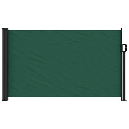 291291 - VIDAXL Tendë anësore e tërheqshme, jeshile e errët 120x500 cm