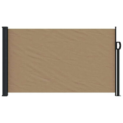 334227 - VIDAXL Tendë anësore e tërheqshme, ngjyrë taupe 120x600 cm