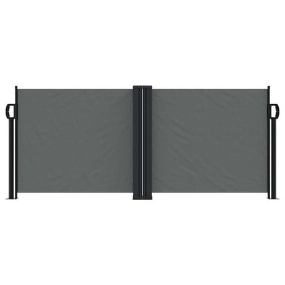 334228 - VIDAXL Tendë anësore e tërheqshme, ngjyrë antraciti 100x1000 cm