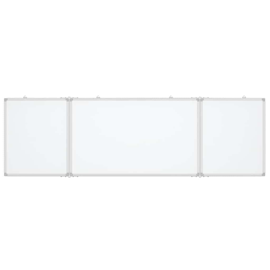 280308 - VIDA XL Tabelë e bardhë magnetike e palosshme prej alumini 200x60x1,7 cm