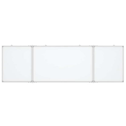 280308 - VIDA XL Tabelë e bardhë magnetike e palosshme prej alumini 200x60x1,7 cm